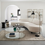 Приставной стол из сплава алюминия Solaris варинант исполнения - 3 | Loft Concept в Самаре