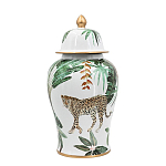 Ваза из фарфора с ручной росписью Leopard Collection  варинант исполнения - 3 | Loft Concept в Самаре