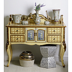 Комод деревянный Illustration of flowers варинант исполнения - 7 | Loft Concept в Самаре