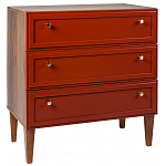 Комод красный из массива бука с 3-мя ящиками Wenge Light варинант исполнения - 1 | Loft Concept в Самаре