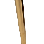 Стул бежевый из экокожи на золотых ножках Attribute of Elegance варинант исполнения - 5 | Loft Concept в Самаре