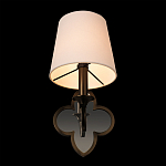 Бра с белым текстильным абажуром и фигурным основанием с зеркальной вставкой Vitorino варинант исполнения - 17 | Loft Concept в Самаре