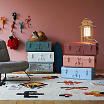 Металлический сундук Metal Chest Black варинант исполнения - 5 | Loft Concept в Самаре