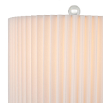 Настольная лампа с прозрачным корпусом и фактурным абажуром Charm and Luxury варинант исполнения - 2 | Loft Concept в Самаре