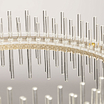 Люстра круглая с прозрачными стеклянными трубками 51 см Nembus варинант исполнения - 12 | Loft Concept в Самаре