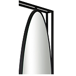 Зеркало овальное в металлической оправе в стиле лофт Urban Style Space варинант исполнения - 2 | Loft Concept в Самаре