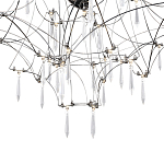 Потолочный светильник с тонким металлическим каркасом цвета хром Quasar варинант исполнения - 4 | Loft Concept в Самаре