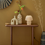 Ваза декоративная из натурального плетеного бамбука Bamboo Decor 35 варинант исполнения - 5 | Loft Concept в Самаре