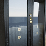 Дизайнерский шкаф витрина Elsa Dreams Black с 4-мя ящиками варинант исполнения - 4 | Loft Concept в Самаре