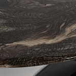 Стол журнальный овальный с столешницей из искусственного мрамора Alonso Gloss варинант исполнения - 3 | Loft Concept в Самаре