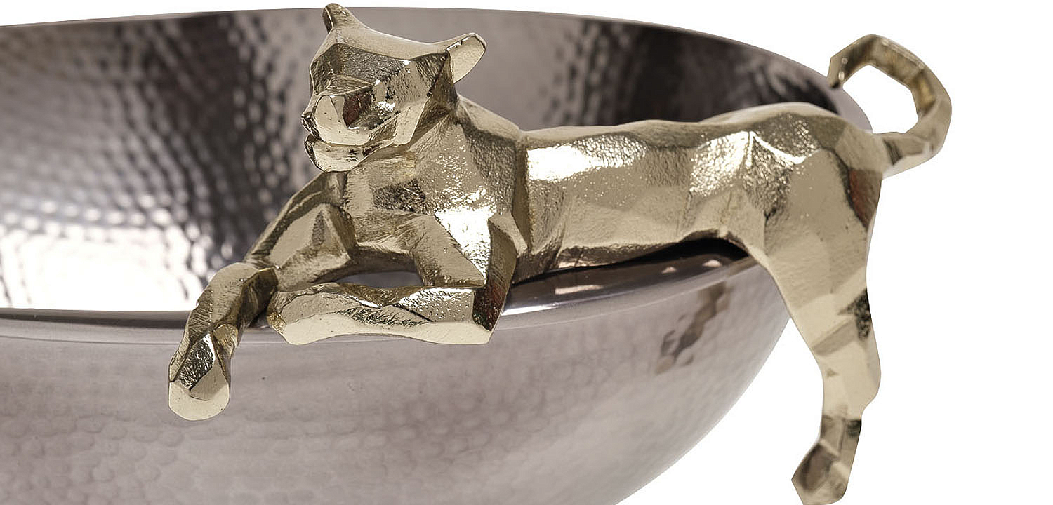Блюдо Gold Jaguar Блюдо Gold Jaguar - Loft-Concept в Самаре
