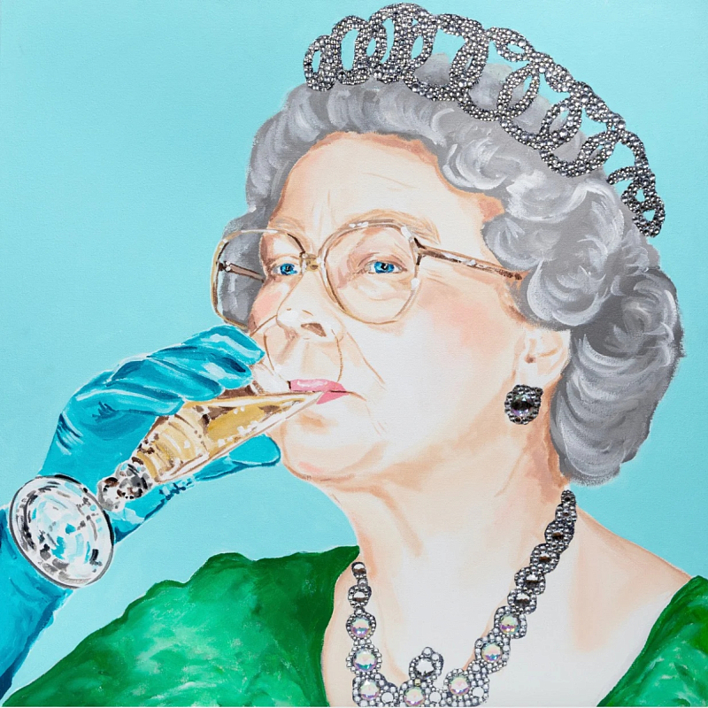 Картина The Queen Getting a Lil Jingled Мульти Картина The Queen Getting a Lil Jingled Мульти в Самаре | Loft Concept