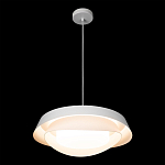 Подвесной светильник круглый белого цвета из металла Vita Cuna варинант исполнения - 6 | Loft Concept в Самаре