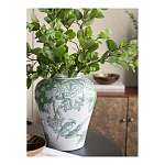 Ваза с зелеными цветочными и птичьими мотивами Vase Inspired by Nature варинант исполнения - 5 | Loft Concept в Самаре