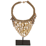 Этническое ожерелье с перламутровыми ракушками Mother of Pearl Shell Necklace варинант исполнения - 1 | Loft Concept в Самаре