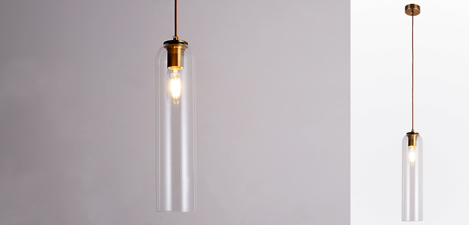 Подвесной светильник Float Pendant Drunken Clear glass Подвесной светильник Float Pendant Drunken Clear glass - Loft-Concept в Самаре