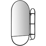 Овальное настенное зеркало с боковым креплением Cole Industrial Mood Mirror варинант исполнения - 1 | Loft Concept в Самаре