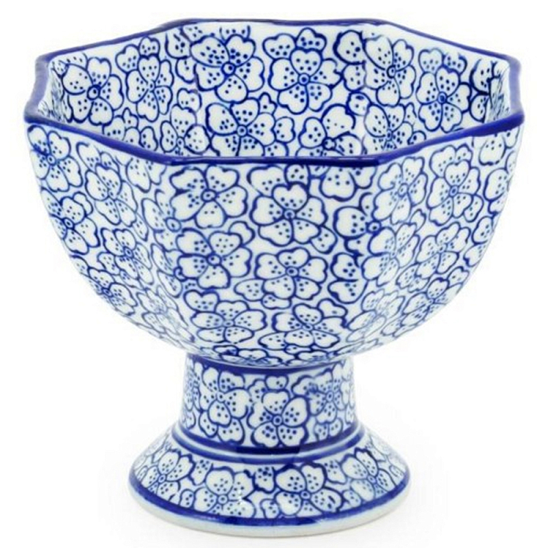 Салатник Bowl Chinoiserie D13 Белый Синий Салатник Bowl Chinoiserie D13 Белый Синий в Самаре | Loft Concept