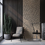 Гипсовая 3D панель с принтографией PM-45 варинант исполнения - 1 | Loft Concept в Самаре