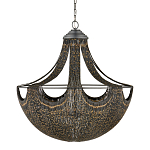 Люстра в форме колокола с декором из тонких железных нитей Jagged Pattern варинант исполнения - 4 | Loft Concept в Самаре