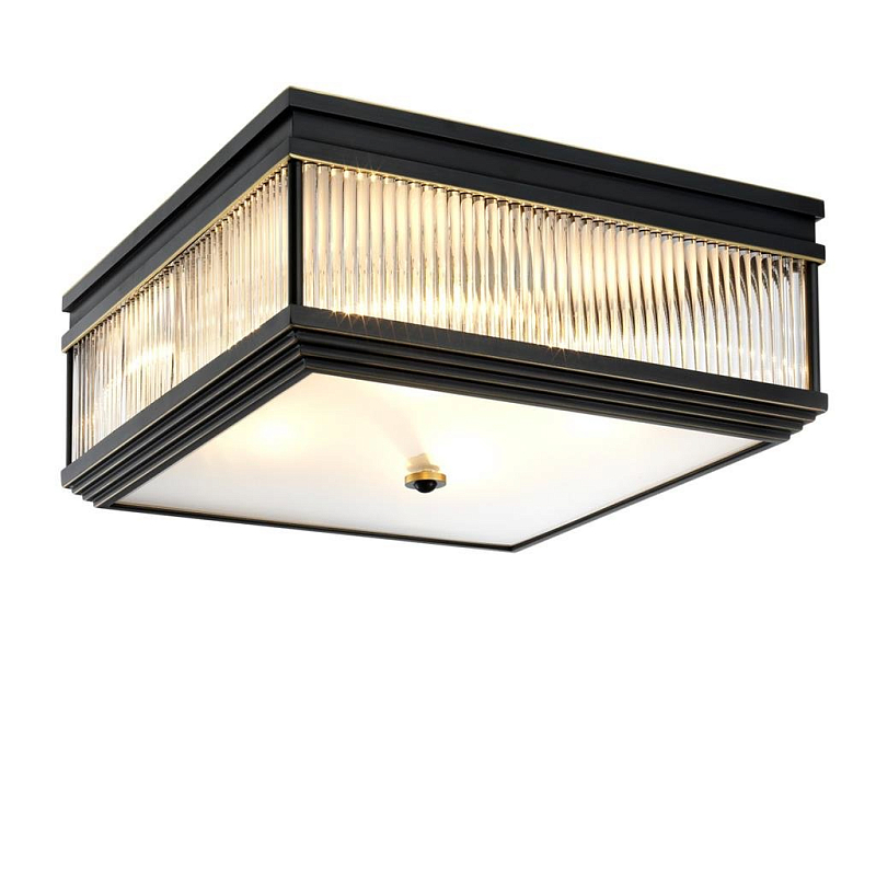Потолочный светильник Ceiling Lamp Marly Bronze Темная бронза Прозрачное Стекло Потолочный светильник Ceiling Lamp Marly Bronze Темная бронза Прозрачное Стекло в Самаре | Loft Concept