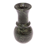 Ваза декоративная для цветов из камня змеевик Vase Serpentine варинант исполнения - 2 | Loft Concept в Самаре