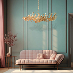 Люстра с абажуром оформленным в виде стаи бабочек Eternal Butterflies варинант исполнения - 4 | Loft Concept в Самаре