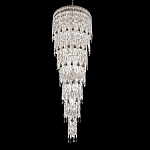 Люстра многоярусная каскадная с хрустальными подвесками Roul Crystal Light варинант исполнения - 1 | Loft Concept в Самаре