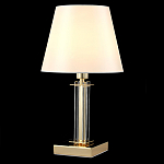 Настольная лампа с белым тканевым абажуром в форме конуса Laurent варинант исполнения - 7 | Loft Concept в Самаре