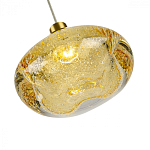 Подвесной светильник с прозрачным стеклянным плафоном округлой формы Effervia  варинант исполнения - 11 | Loft Concept в Самаре