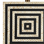 Настольная лампа с квадратным основанием и прямоугольным абажуром Neat Lines варинант исполнения - 1 | Loft Concept в Самаре