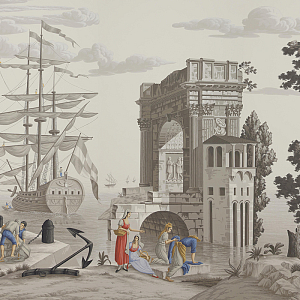 Обои ручная роспись Views of Italy Charvet