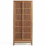 Шкаф из массива тика Okino Wood Cabinet варинант исполнения - 1 | Loft Concept в Самаре
