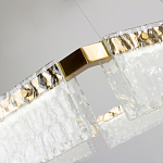 Светодиодная люстра с рельефным стеклом ICE GLASS 70 варинант исполнения - 4 | Loft Concept в Самаре