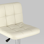 Барный стул с сиденьем молочного цвета Honory варинант исполнения - 7 | Loft Concept в Самаре