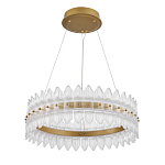 Люстра круглая с декоративными элементами в виде лепестков Round Light Flashing варинант исполнения - 4 | Loft Concept в Самаре