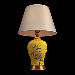 Настольная лампа желтая с изображением птиц Slip Away варинант исполнения - 4 | Loft Concept в Самаре