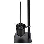 Держатель для туалетной бумаги с подвесным ершиком Black Bathroom Accessory варинант исполнения - 4 | Loft Concept в Самаре