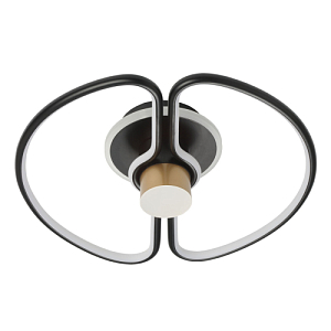 Потолочный светильник черного цвета круглой формы Luke Lampco Tracer Lamp