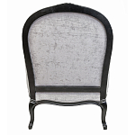 Кресло Ava Classical Armchair black and grey velour варинант исполнения - 2 | Loft Concept в Самаре