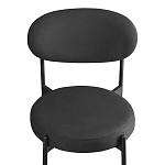 Стул мягкий Alfie Chair черный варинант исполнения - 5 | Loft Concept в Самаре