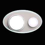 Бра овальной формы белого цвета с 2-мя лампами Lunar Pebbles варинант исполнения - 3 | Loft Concept в Самаре