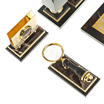 Настольный письменный набор из яшмы и долерита в подарочной упаковке Manager Organizer варинант исполнения - 7 | Loft Concept в Самаре