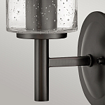 Бра с плафоном в форме цилиндра из прозрачного стекла с пузырьками Hinkley варинант исполнения - 9 | Loft Concept в Самаре