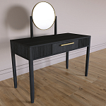 Туалетный Стол с зеркалом Primo Черный дуб варинант исполнения - 4 | Loft Concept в Самаре