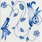 Плитка с узором Пистолеты варинант исполнения - 1 | Loft Concept в Самаре