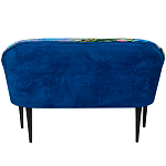 Диван двухместный из натурального бука синий с цветным принтом Impressionism in Art варинант исполнения - 2 | Loft Concept в Самаре