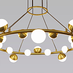 Люстра подвесная светодиодная с плафонами в форме шара Italian Globe Cedar Moss Light варинант исполнения - 2 | Loft Concept в Самаре