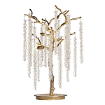 Лампа настольная со стеклянными подвесами цвет золото FAIRYTREE Light варинант исполнения - 1 | Loft Concept в Самаре