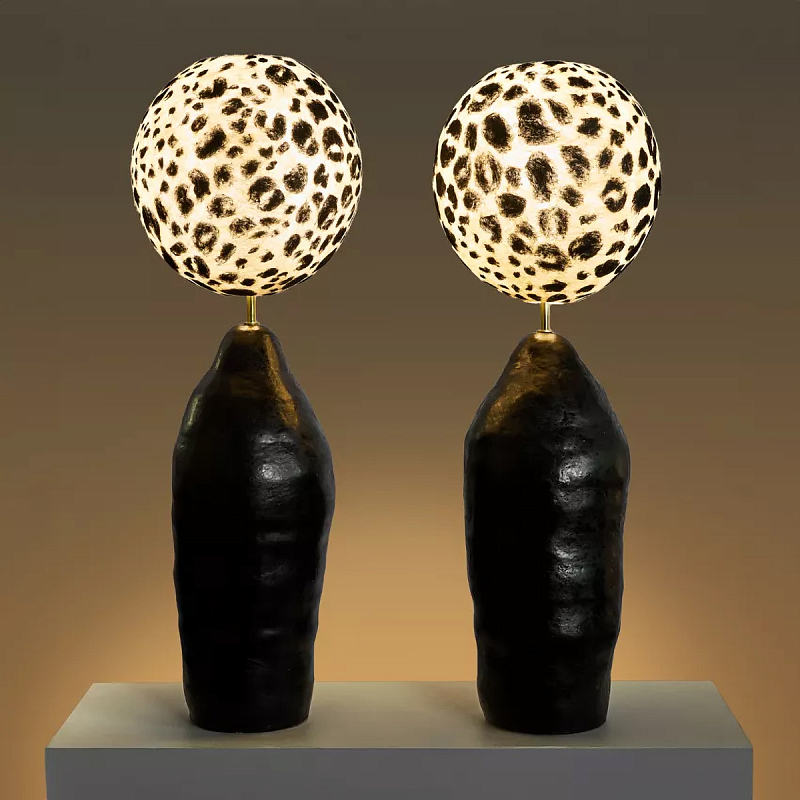 Настольная лампа «ЛЕО» Белый Черный в Самаре | Loft Concept 